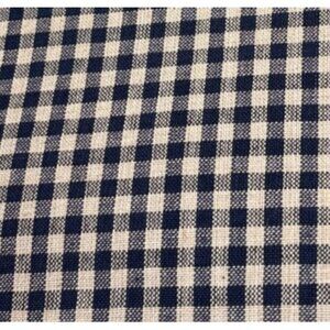 Blue Gingham Check Fabric 1/2 yard x 35" Craft Material Cotton